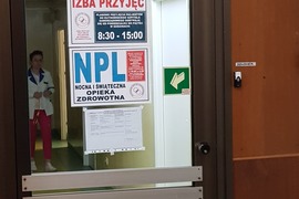 Tymczasowa Izba przyjęć czynna od godz.8:30