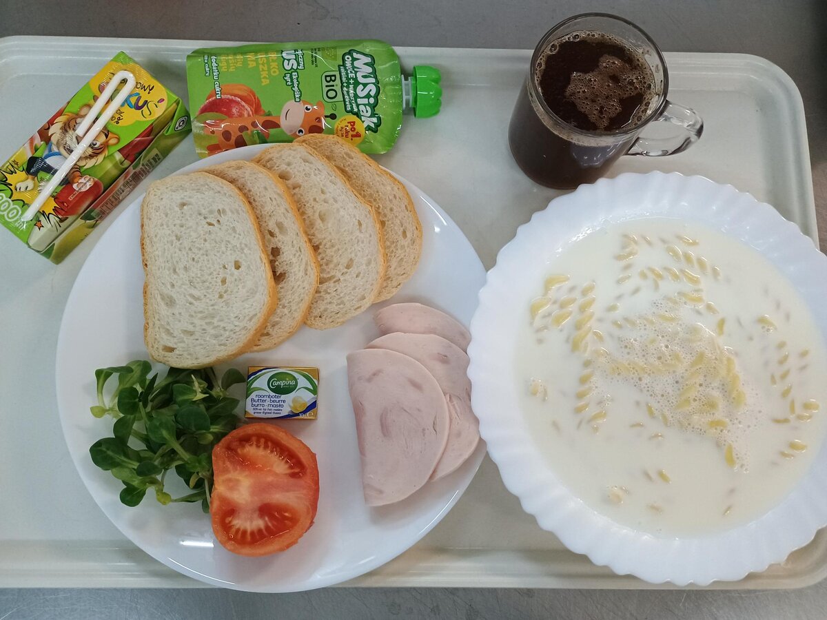 Śniadanie -  dieta dziecięca łatwostrawna